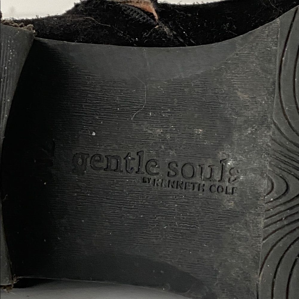 Gentle Souls by Kenneth Cole Women’s Binta Suede Leather Shoes US 7 Biker Boho - Picture 7 of 14